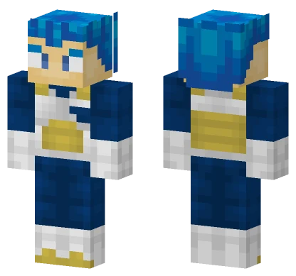 Vegeta Full Power Minecraft skin