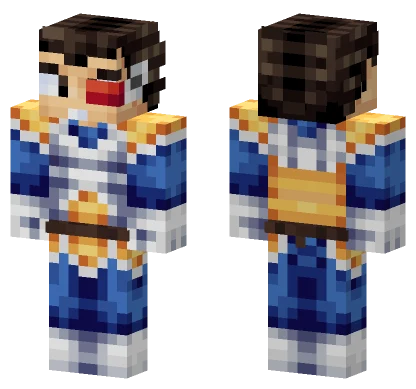 Vegeta Saga Saiyajin Scouter Minecraft skin