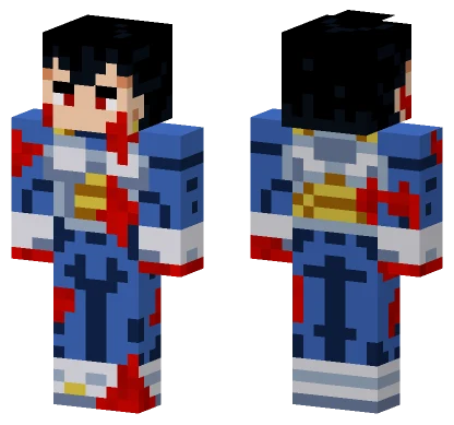Vegeta Scary Minecraft skin