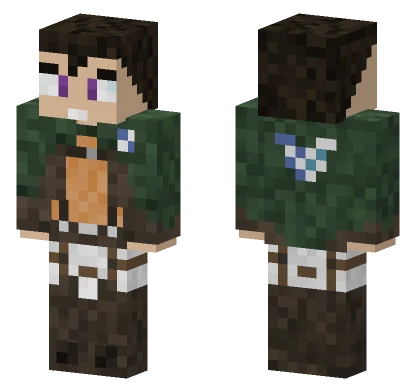 Vegetta777 Attack on Titan Minecraft skin