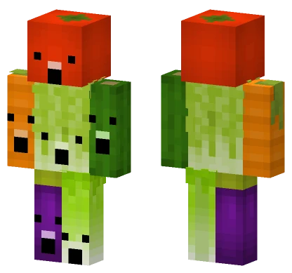 Veggie Man Tomato Minecraft skin