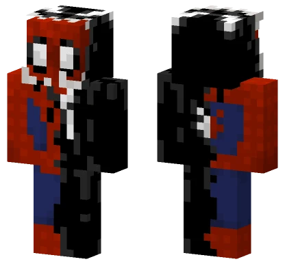 Venom Eating Spider-Man Minecraft skin