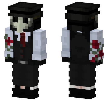 Venom Skin With Mask Minecraft skin