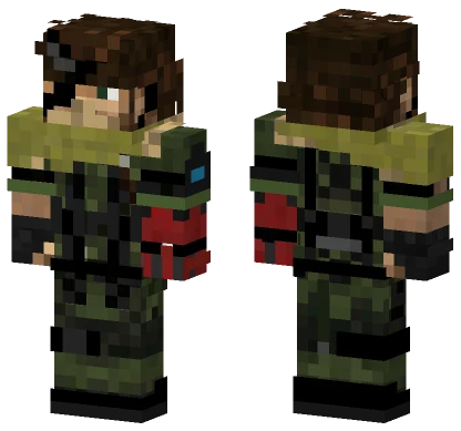 Venom Snake Minecraft skin