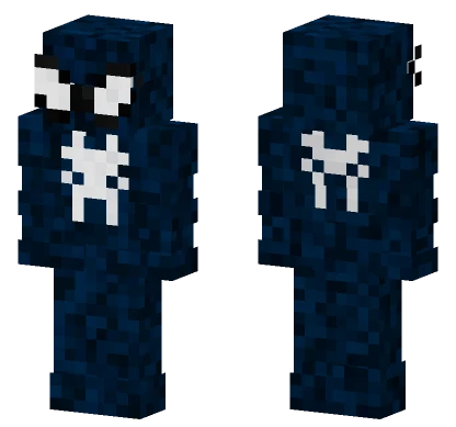 Venom Symbiote Spider Minecraft skin