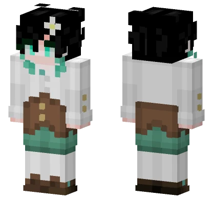 Venti No Cape Genshin Minecraft skin