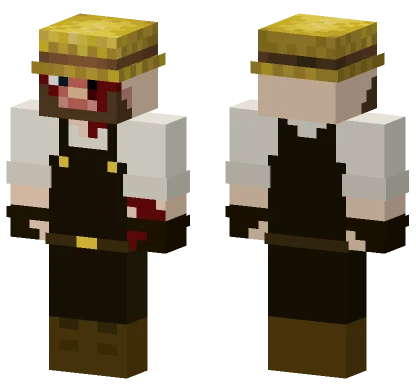 Verletzter Finnlini Auge Minecraft skin
