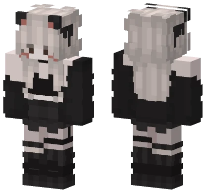 Vermeow Cat Girl Minecraft skin