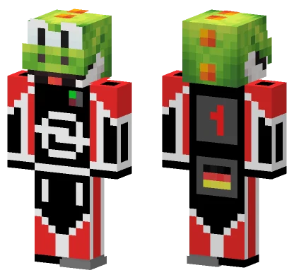 Versh1 Green Outfit Minecraft skin
