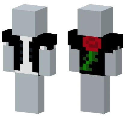 Vest Design Rose Minecraft skin
