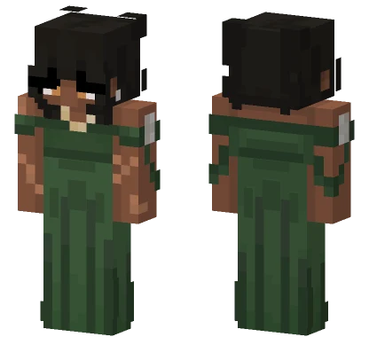 Vesta Lottatore Green Minecraft skin