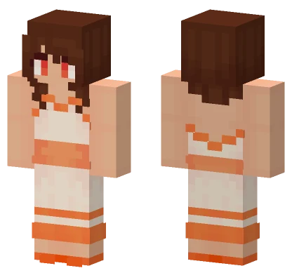 Vestido Minecraft skin