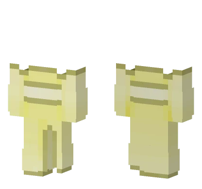 Vestido Amarillo Minecraft skin