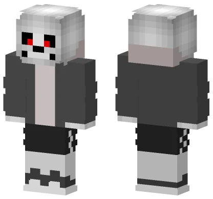 VHS Sans Phase 1 Minecraft skin