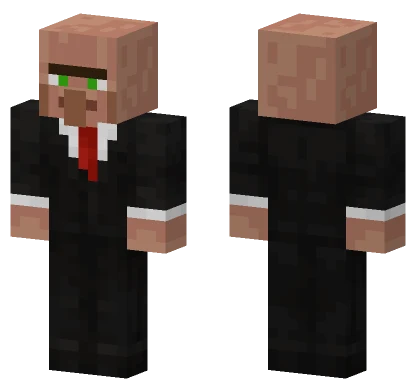 Villager Business Suit Minecraft skin