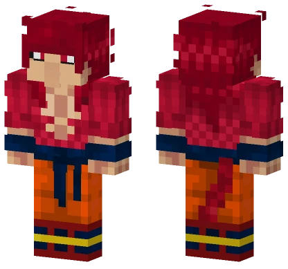 Villager Goku SSJ 4 Minecraft skin