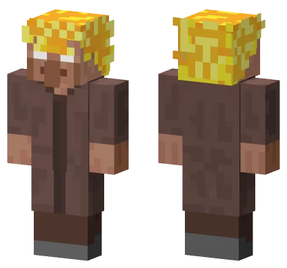 Villager SSJ Blue False Minecraft skin