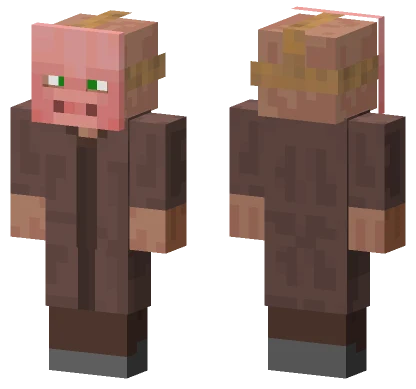 Villager with Pig Mask Minecraft skin