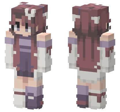 Violet Clouds Minecraft skin