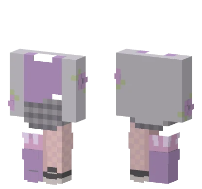 Violet Patterns Prize Minecraft skin