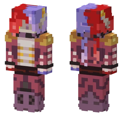 Violet Queen of the End Minecraft skin