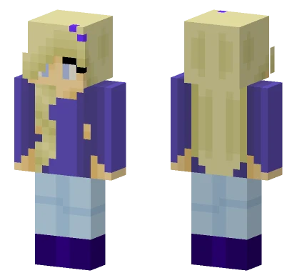 Violet Sky Girl Minecraft skin