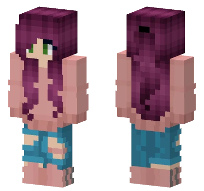Vivish Minecraft skin