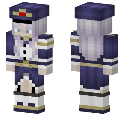 Vladilena White Minecraft skin