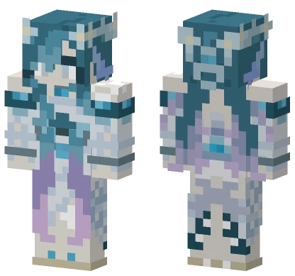 Vodyanitsa Genshin Impact Minecraft skin