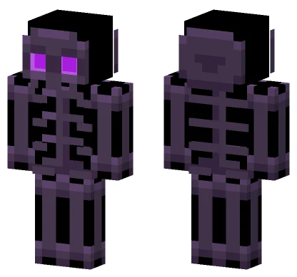 Void Skeleton Filled Minecraft skin