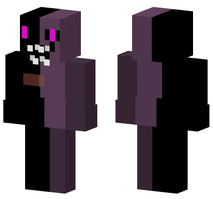 Voidwalker Magenta Eyes Minecraft skin
