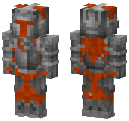 Volcanic Knight Minecraft skin