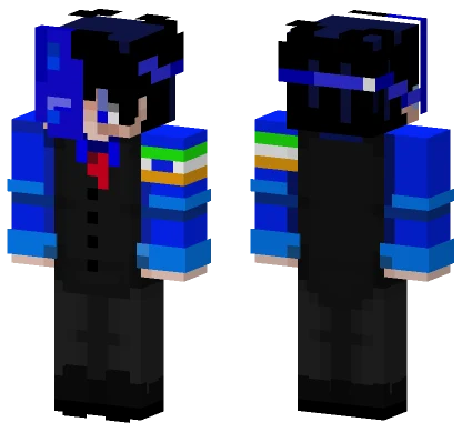 Vsvsvsvd Blue Suit Minecraft skin