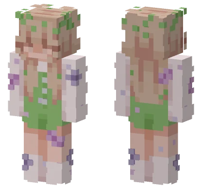 Waking Up Face Minecraft skin