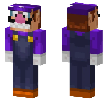 Waluigi Minecraft skin