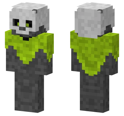 Wandering Skull Man Minecraft skin