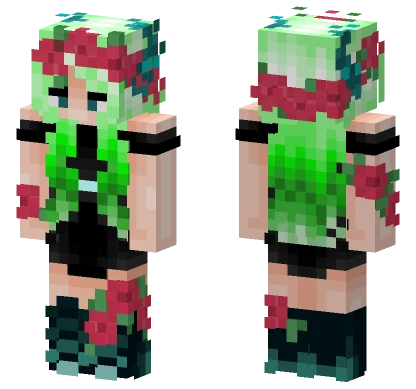 Warden Rose Fairy Minecraft skin