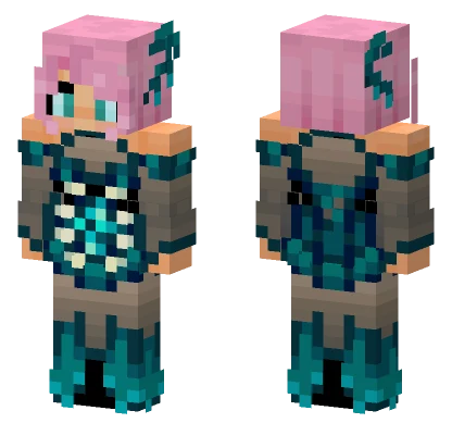 Warden Snowkit Minecraft skin