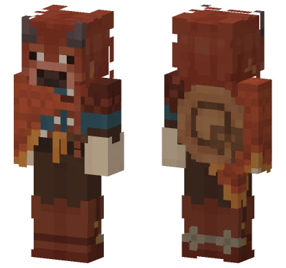 Warm Cow Masquerade Minecraft skin