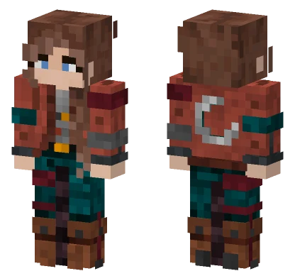 Warped Adventurer Minecraft skin