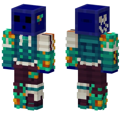 Warped Flower Frenzy Minecraft skin