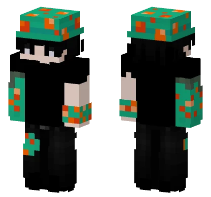 Warped Halloween Witch Minecraft skin