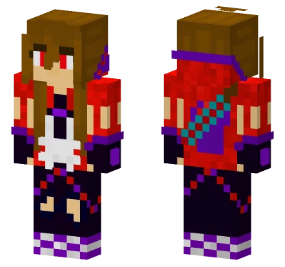 Warrior Girl Minecraft skin