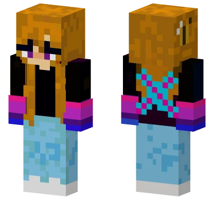 Warrior Girl Gwen Minecraft skin