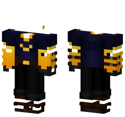 Warrior Outfit Part 1 Body Minecraft skin