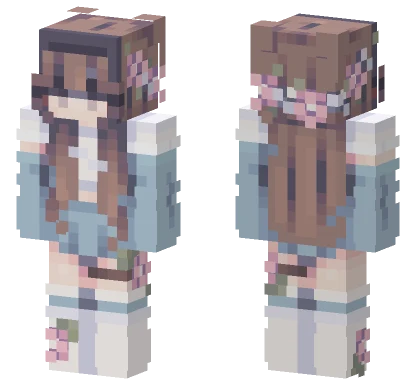 Water Lily Girl Minecraft skin