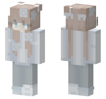 Watercolor Girl Minecraft skin