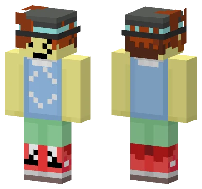 Watermelon Character Minecraft skin