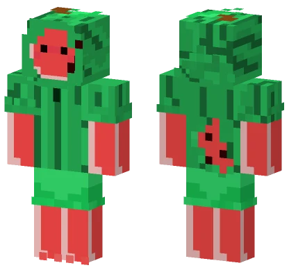 Watermelon Character Minecraft skin
