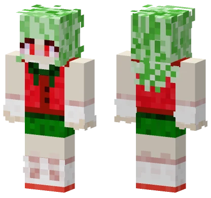 Watermelon Girl Minecraft skin